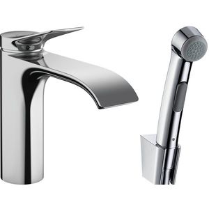 Baterie lavoar Hansgrohe Vivenis cu dus tip bideu pentru igiena intima imagine