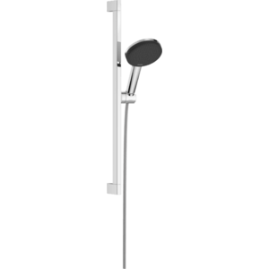 Set de dus Hansgrohe Raindance Alive Select S 125 3jet EcoSmart cu bara Unica E Puro 65cm crom imagine