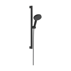 Set de dus Hansgrohe Raindance Alive Select S 125 3jet EcoSmart cu bara Unica E Puro 65cm negru mat imagine