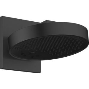 Palarie de dus Hansgrohe Rainfinity 250 3jet EcoSmart cu placa de conectare la perete negru mat imagine