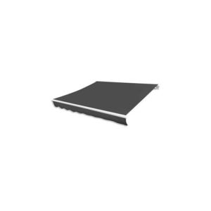 Acoperis de copertina din panza, antracit, 581x296 cm imagine