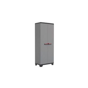 Dulap inalt Keter Stilo cu 3 polite, inaltime 173 cm, gri imagine