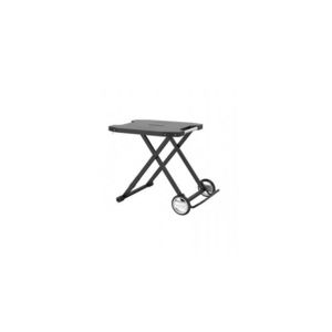 Masa pliabila cu roti din otel zincat vopsit negru 83 x58x78 cm Cozze 90533 imagine