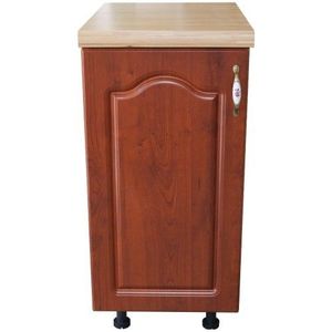 Corp inferior cu 1 Usa Stanga Zebra, Wenge/MDF Cedru Mustata, blat Artar 40 x 85 x 60 imagine