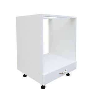 Corp pentru cuptor incorporabil cu sertar Zebra, alb/MDF Alb lucios, fara blat, 60 x 82 x 57 cm imagine