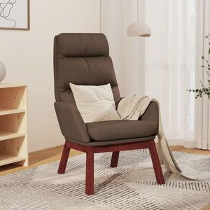 vidaXL Scaun de relaxare, gri taupe, material textil imagine
