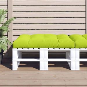 vidaXL Pernă de paleți, verde aprins, 120x80x12 cm, material textil imagine