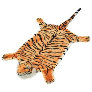 vidaXL Covor model tigru 144 cm Pluș Maro imagine