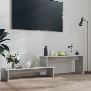 vidaXL Comodă TV, gri beton, 180x30x43 cm, PAL imagine