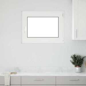 vidaXL Fereastră de subsol „RISOR” 90x50 cm oscilo-batantă DIN dreapta antracit imagine