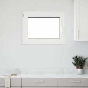 vidaXL Fereastră de subsol „RISOR” 90x70 cm oscilo-batantă DIN stânga antracit imagine