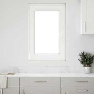 vidaXL Fereastră de subsol „RISOR” 60x100 cm oscilo-batantă DIN stânga, albă imagine