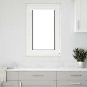 vidaXL Fereastră de subsol „RISOR” 60x100 cm oscilo-batantă DIN dreapta antracit imagine