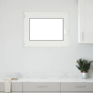 vidaXL Fereastră de subsol „RISOR” 80x70 cm oscilo-batantă DIN stânga antracit imagine