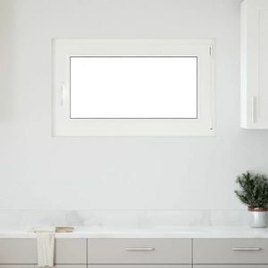 vidaXL Fereastră de subsol „RISOR” 100x50 cm oscilo-batantă DIN dreapta antracit imagine
