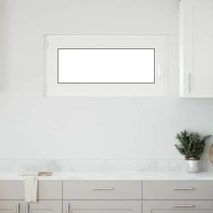 vidaXL Fereastră de subsol „RISOR” 100x50 cm oscilo-batantă DIN stânga, albă imagine