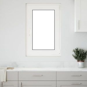 vidaXL Fereastră de subsol „RISOR” 60x100 cm oscilo-batantă DIN dreapta, albă imagine