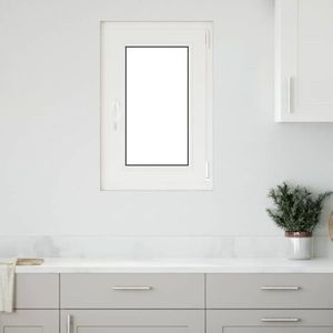 vidaXL Fereastră de subsol „RISOR” 50x75 cm oscilo-batantă DIN dreapta antracit imagine
