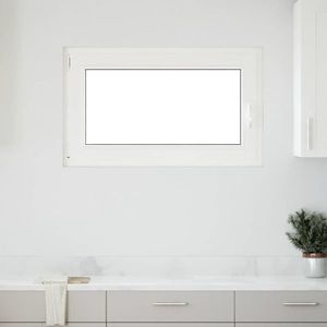 vidaXL Fereastră de subsol „RISOR” 100x60 cm oscilo-batantă DIN stânga antracit imagine