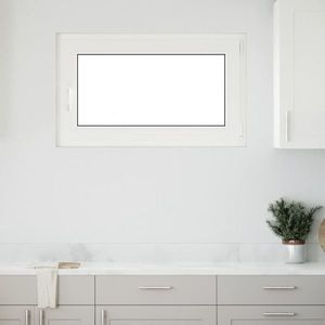 vidaXL Fereastră de subsol „RISOR” 100x60 cm oscilo-batantă DIN dreapta, albă imagine
