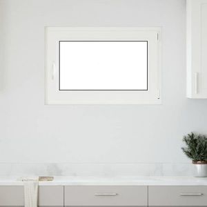 vidaXL Fereastră de subsol „RISOR” 90x50 cm oscilo-batantă DIN dreapta, albă imagine
