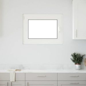 vidaXL Fereastră de subsol „RISOR” 80x50 cm oscilo-batantă DIN stânga antracit imagine