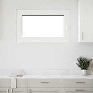 vidaXL Fereastră de subsol „RISOR” 100x70 cm oscilo-batantă DIN stânga antracit imagine