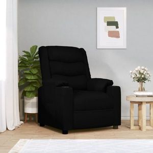 vidaXL Fotoliu de masaj electric, negru, piele ecologică imagine