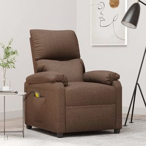 vidaXL Fotoliu, maro, material textil imagine