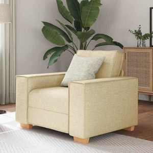 vidaXL Canapea fotoliu crem 60 cm material textil imagine