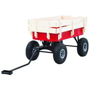 vidaXL Cărucior manual, 150 kg, roșu imagine