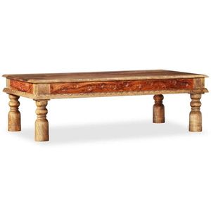 vidaXL Măsuță de cafea, lemn masiv de mango acacia, 110x60x38 cm imagine