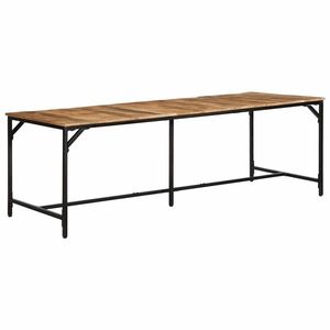 vidaXL Masa de sufragerie 220x90x75 cm Lemn masiv Mango brut imagine