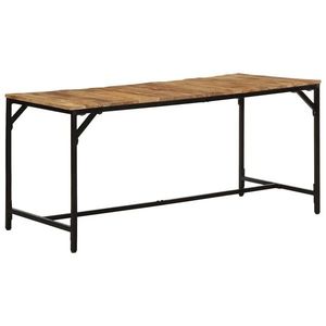 vidaXL Masa de sufragerie 160x80x75 cm lemn masiv Mango brut imagine