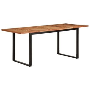 vidaXL Masa de sufragerie 180x90x75 cm din lemn masiv de salcam imagine