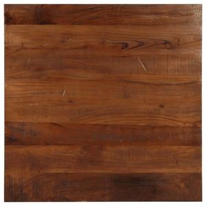 vidaXL Blat de masă pătrat, 80x80x2, 5 cm, lemn masiv reciclat imagine