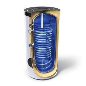Boiler Fornello Optima EV 10/7 S2, 300 Litri, cu 2 serpentine, montaj pe sol imagine