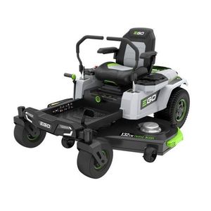 Set tractor de tuns iarba Ego Power ZT5201E-L, cu 2 acumulatori, 56 V/10.0 Ah, 132 cm imagine