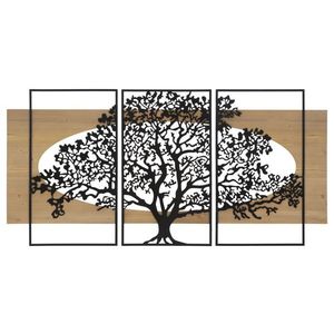 Mauro Ferretti Set 3 Bucati Panou De Perete cm 176X2X90 (63X2X90-50X2X90) | Aosom Romania imagine