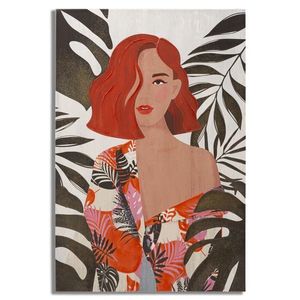 Mauro Ferretti Canvas Lady Jungle -A- 80X2, 8X120 | Aosom Romania imagine
