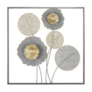 Mauro Ferretti Panou Fier Sqity cm 50X3, 8X50 | Aosom Romania imagine