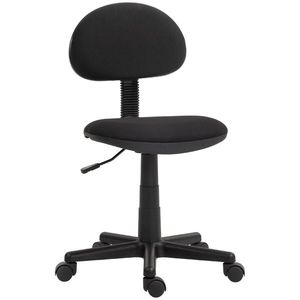 HOMCOM Scaun de Birou Rotativ cu Înălțime Reglabilă din Material Elastic, Negru | Aosom Romania imagine