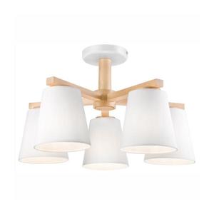 Lustră aplicată ELLIE 5xE27/60W/230V alb imagine
