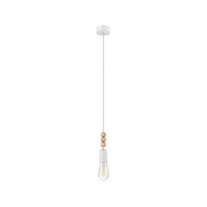 Lustră pe cablu SIMON 1xE27/60W/230V alb imagine