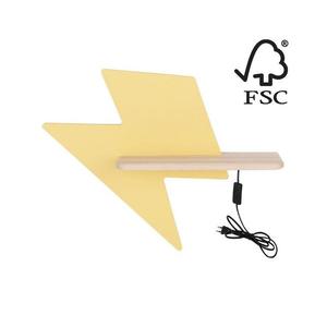 Lampă LED de perete cu raft, pentru copii LIGHTNING LED/4W/230V imagine