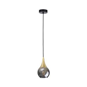 Lustră pe cablu LACRIMA SMOKY 1xE27/60W/230V imagine