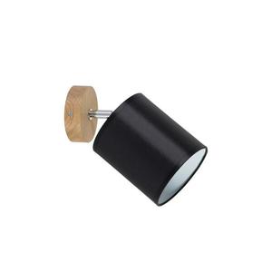Spot de perete 56746174 APRILLIA 1xE27/25W/230V negru stejar imagine