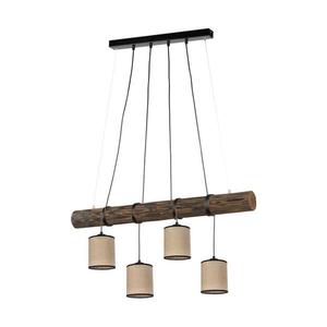 Lustră pe cablu 68859456 NEGRO 4xE27/25W/230V pin imagine