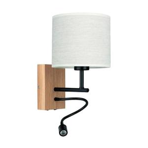 Corp de iluminat flexibil 57291974 BOHO 1xE27/25W + LED/1W/230V stejar imagine