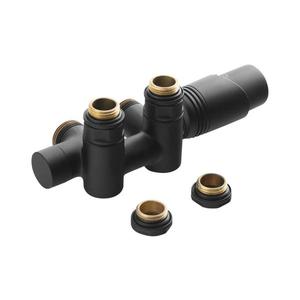 Set de racorduri termostatice pentru racord central Bruckner WICHER negru mat imagine